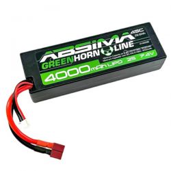 4140008 Absima batterie Li-Po 7,4v 2S 4000mAh 50c prise Dean (T-Plug)