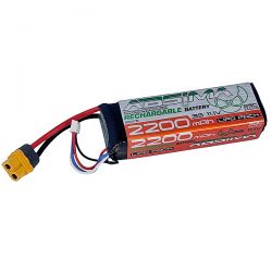 Absima Batterie Li-Po 2S 2200mAh 11.1V 35C prise XT60 1610172