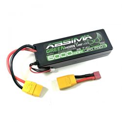 Absima batterie Li-Po 6000mah 7.4v 50c XT90 4140018