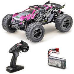 Absima mini AT truggy 4WD 1/16 carrosserie rose et gris 16020