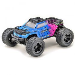 Absima mini Monster Truck 4WD 1/16 carrosserie rose et bleue 16007