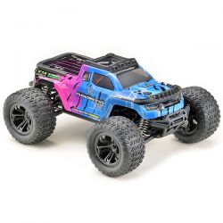 Absima mini Monster Truck 4WD 1/16 carrosserie rose et bleue 16007