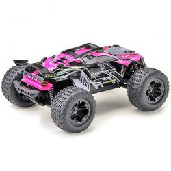 Absima mini Truggy 4WD 1/16 carrosserie rose et grise 