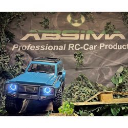 Absima Patrol CR4.4 crawler scale 1/10 carrosserie bleu ciel 12040