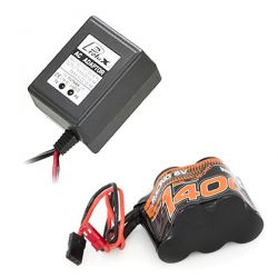 Batterie de réception 6v 1400mAh universel + chargeur 220v