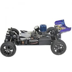 Buggy 1/10 thermique MHD Flash carrosserie bleue