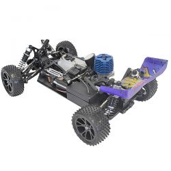 Buggy 1/10 thermique MHD Flash carrosserie bleue