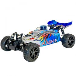 Buggy 1/10 thermique MHD Flash carrosserie bleue