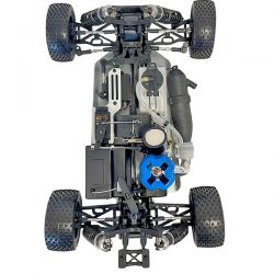 Buggy 1/10 thermique MHD Flash carrosserie bleue