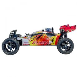 Buggy 1/10 thermique MHD Flash carrosserie jaune