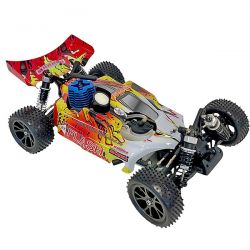 Buggy 1/10 thermique MHD Flash carrosserie jaune