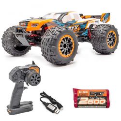 Duo Funtek STX 1/12 4WD 50km/h orange et vert