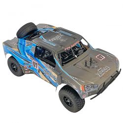 FTX Pro Truck 1/10 thermique 4WD carrosserie bleue