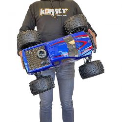 Hobao Monster Truck Hyper MT Sport Plus 1/8  thermique carrosserie bleue