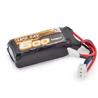 Batterie Lipo 7.4V 1200mAh pour véhicule RC avec connexion JST