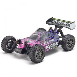 Kyosho Inferno NEO 4.0 VE 1/8 brushless carrosserie rose et violette 