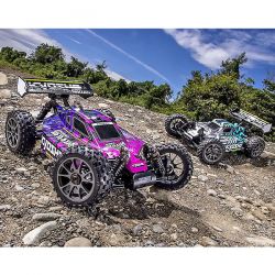 Kyosho Inferno NEO 4.0 VE 1/8 brushless carrosserie rose et violette 