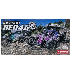 Kyosho Inferno NEO 4.0 VE 1/8 brushless carrosserie verte 34118T2B