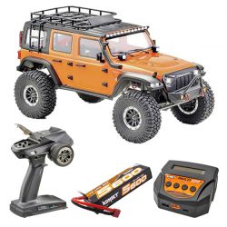 Pack éco Absima CR3.4 Sherpa Crawler 1/10 4WD carrosserie orange