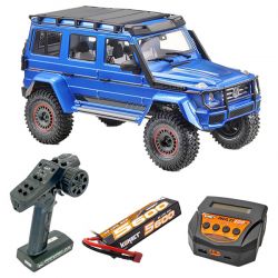 Pack éco Absima Wolf CR4.4 crawler scale 1/10 carrosserie bleue