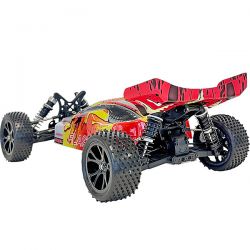 Pack eco buggy 1/10 thermique MHD Flash carrosserie jaune