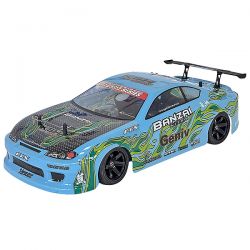 Pack éco FTX Banzai NT 1/10 thermique 4WD carrosserie bleue