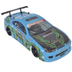 Pack éco FTX Banzai NT 1/10 thermique 4WD carrosserie bleue