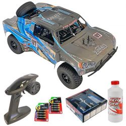 Pack éco FTX Zorro NT 1/10 thermique 4WD carrosserie bleue