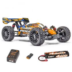 Pack éco Hobbytech Rogue Buggy 1/8 brushless carrosserie orange 1.ROGB.OR.RTR-PACK