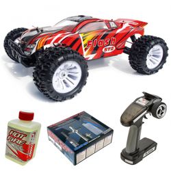 Pack eco Truggy Flash 4WD MHD rouge