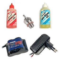 Pack essentiel pour voiture RC thermique