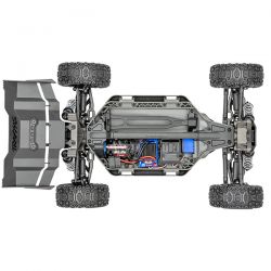 Traxxas Jato 4WD BL-2S Buggy 1/10 brushless bleu 90154-4-BLUE