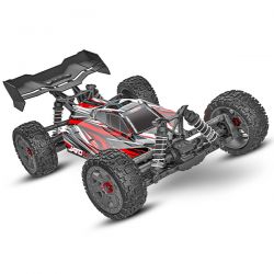 Traxxas Jato 4WD BL-2S Buggy 1/8 brushless carrosserie rouge 90154-4-RED