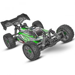 Traxxas Jato 4WD BL-2S Buggy 1/8 brushless carrosserie verte 90154-4-GRN