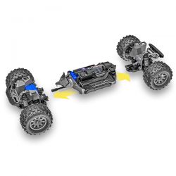 Traxxas Mini Maxx  4WD BL-2S Monster Truck Bleu 107154-1-BLUE