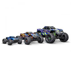 Traxxas Mini Maxx  4WD BL-2S Monster Truck Bleu 107154-1-BLUE