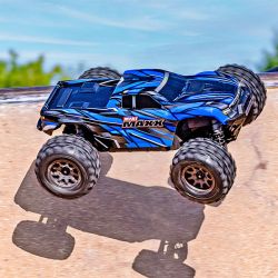 Traxxas Mini Maxx  4WD BL-2S Monster Truck Bleu 107154-1-BLUE