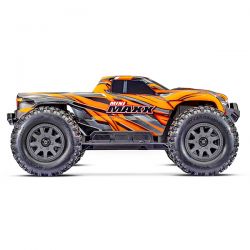 Traxxas Mini Maxx  4WD BL-2S Monster Truck brushless carrosserie orange 107154-1-ORNG