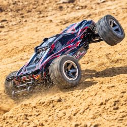 Traxxas Rustler HD VXL 1/10 4WD brushless carrosserie rouge 67376-4-RED