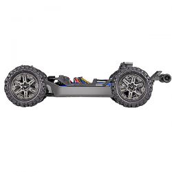 Traxxas Rustler VXL 1/10 4WD moteur brushless carrosserie bleue 67376-4-BLUE