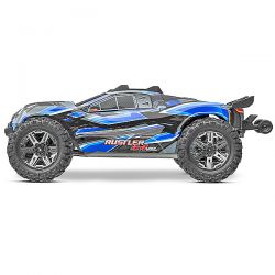 Traxxas Rustler VXL 1/10 4WD moteur brushless carrosserie bleue 67376-4-BLUE