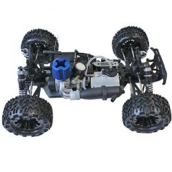 Truggy 1/10 thermique 4wd flash mhd bleu et jaune